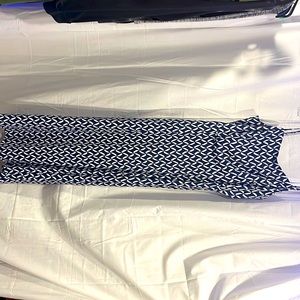 Banana Republic blue and white dress
